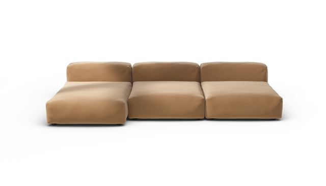 vetsak | Sofa Set 04 - Pique - Wheat | Modular Sofa | 5 Seater | Big Sofa