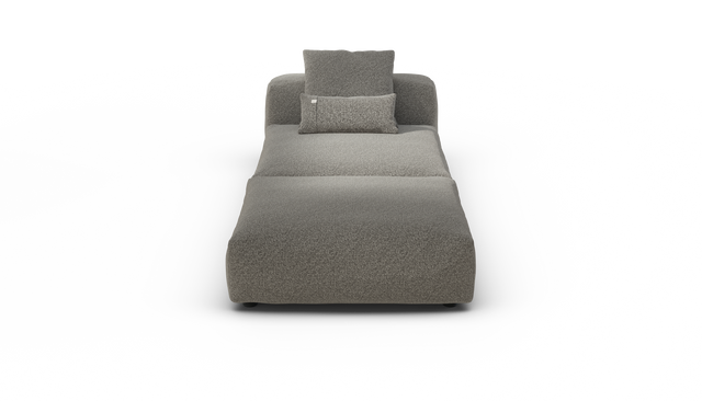 vetsak | Sofa Set 07 - Sun Lounger - Pebble - Platinum | Modular Sofa | 2 Seater | Daybed | Chaiselounge
