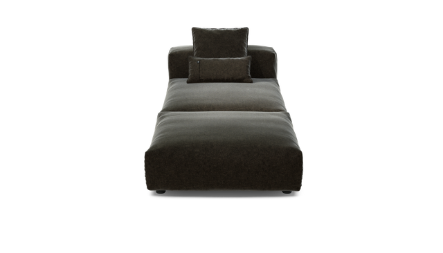 vetsak | Sofa Set 07 - Sun Lounger - Suave - Anthracite | Modular Sofa | 2 Seater | Daybed | Chaiselounge