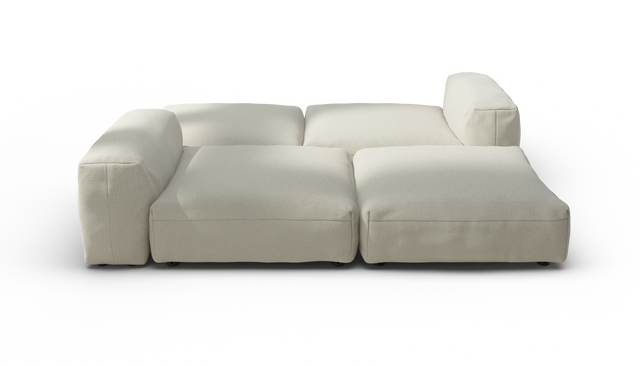 vetsak | Sofa Set 08 - Daybed - Breeze - Ecru | Modular Sofa | 6 Seater | Outdoor Island | Double lounger