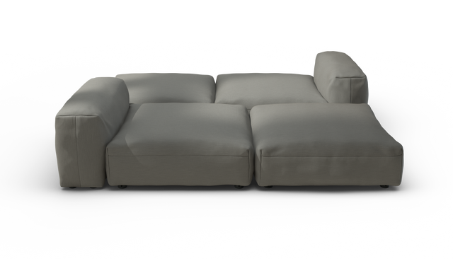 vetsak | Sofa Set 08 - Daybed - Terrain - Flint | Modular Sofa | 6 Seater | Outdoor Island | Double lounger
