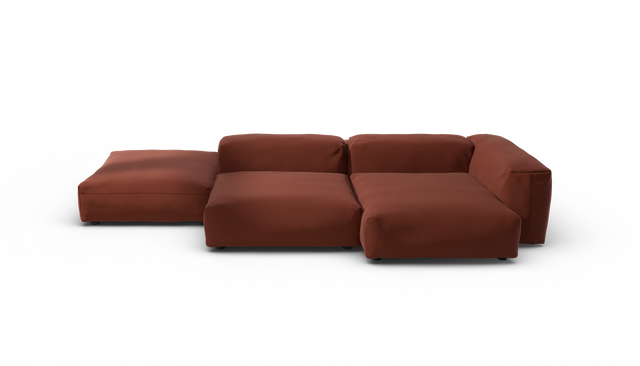 vetsak | Sofa Set 09 - The Island - Terrain - Saffron | Modular Sofa | 7 Seater | Sofa Island