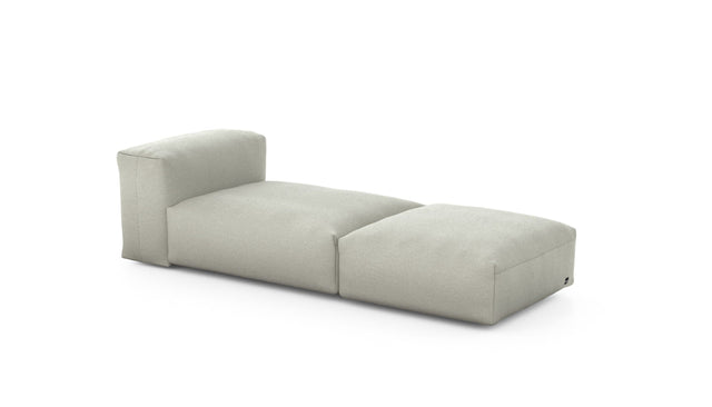 Preset lounger - linen - stone - 220cm x 84cm