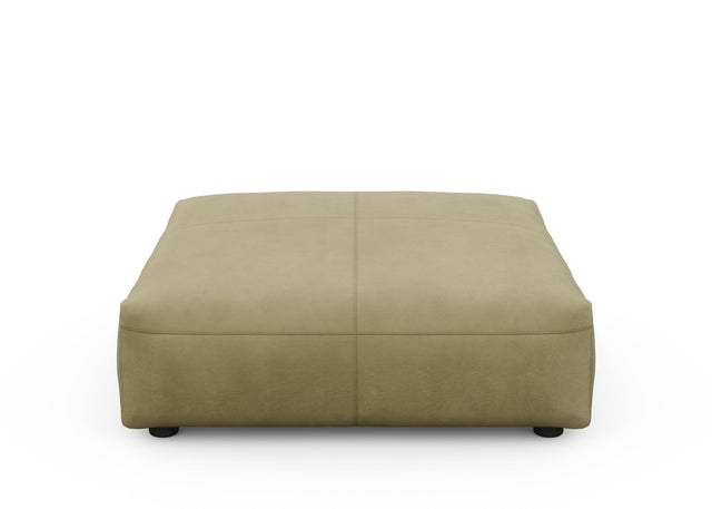 sofa seat - leather - olive - 105cm x 105cm