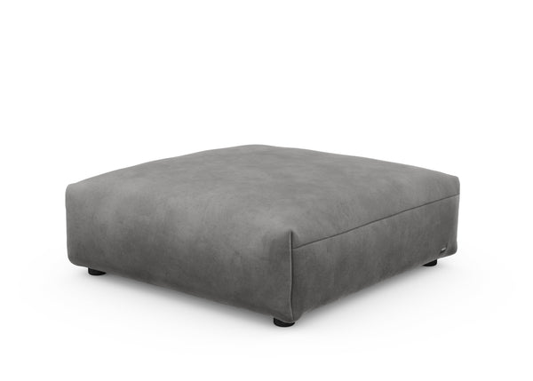 sofa seat - velvet - dark grey - 105cm x 105cm