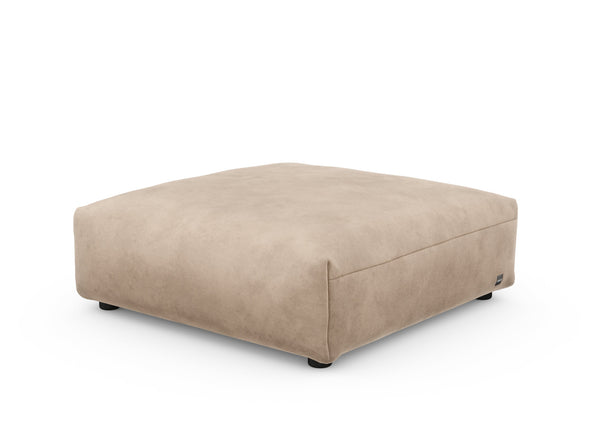 sofa seat - velvet - stone - 105cm x 105cm