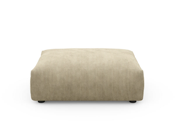 sofa seat - cord velours - khaki - 105cm x 84cm