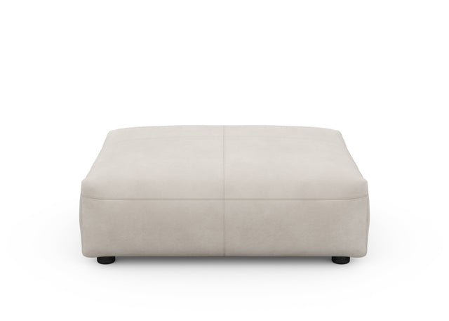 sofa seat - leather - light grey - 105cm x 84cm