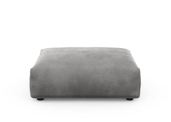 sofa seat - velvet - dark grey - 105cm x 84cm