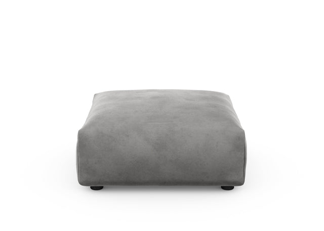 sofa seat - velvet - dark grey - 84cm x 84cm