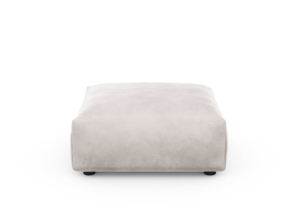 sofa seat - velvet - light grey - 84cm x 84cm
