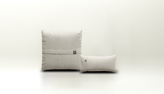 pillow set 1 - herringbone - light grey