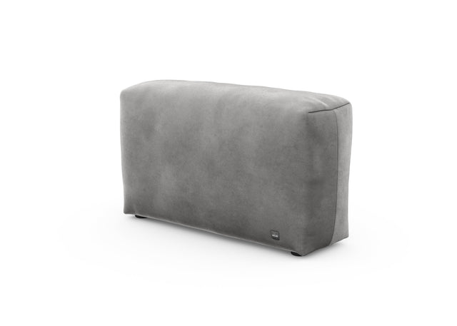 sofa side - velvet - dark grey - 105cm x 31cm