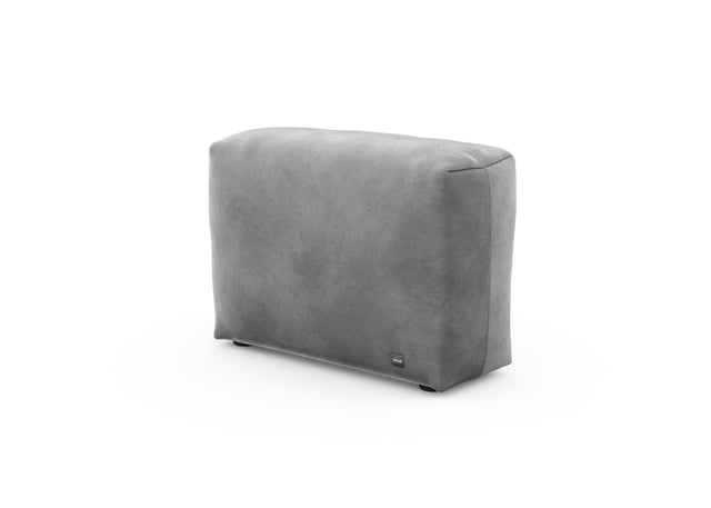 sofa side - velvet - dark grey - 84cm x 31cm