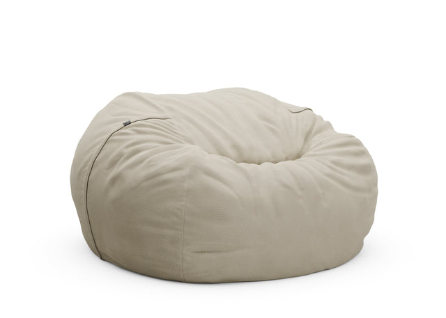 the jumbo beanbag - pique - beige - 140cm x 90cm