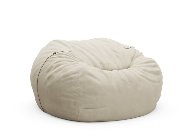 the jumbo beanbag - pique - creme