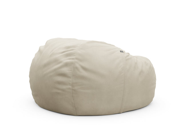 the jumbo beanbag - pique - creme - 140cm x 90cm