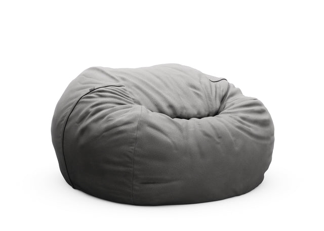 the jumbo beanbag - pique - dark grey - 140cm x 90cm