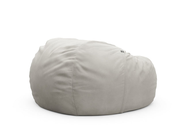 the jumbo beanbag - pique - light grey