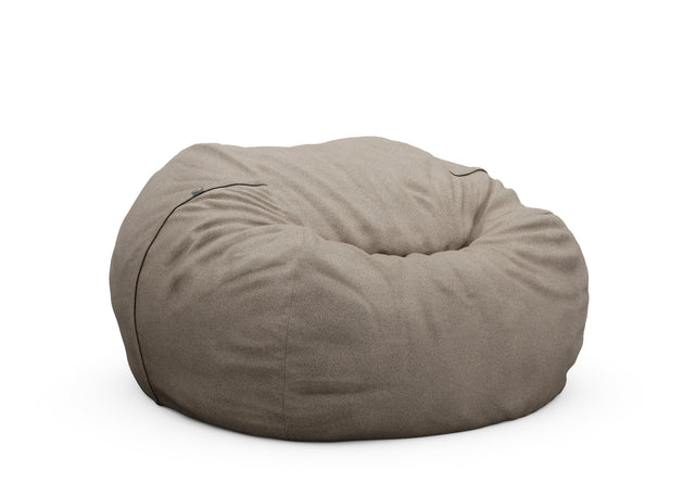 the jumbo beanbag - pique - stone - 140cm x 90cm