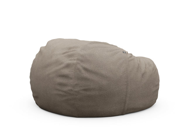 the jumbo beanbag - pique - stone - 140cm x 90cm