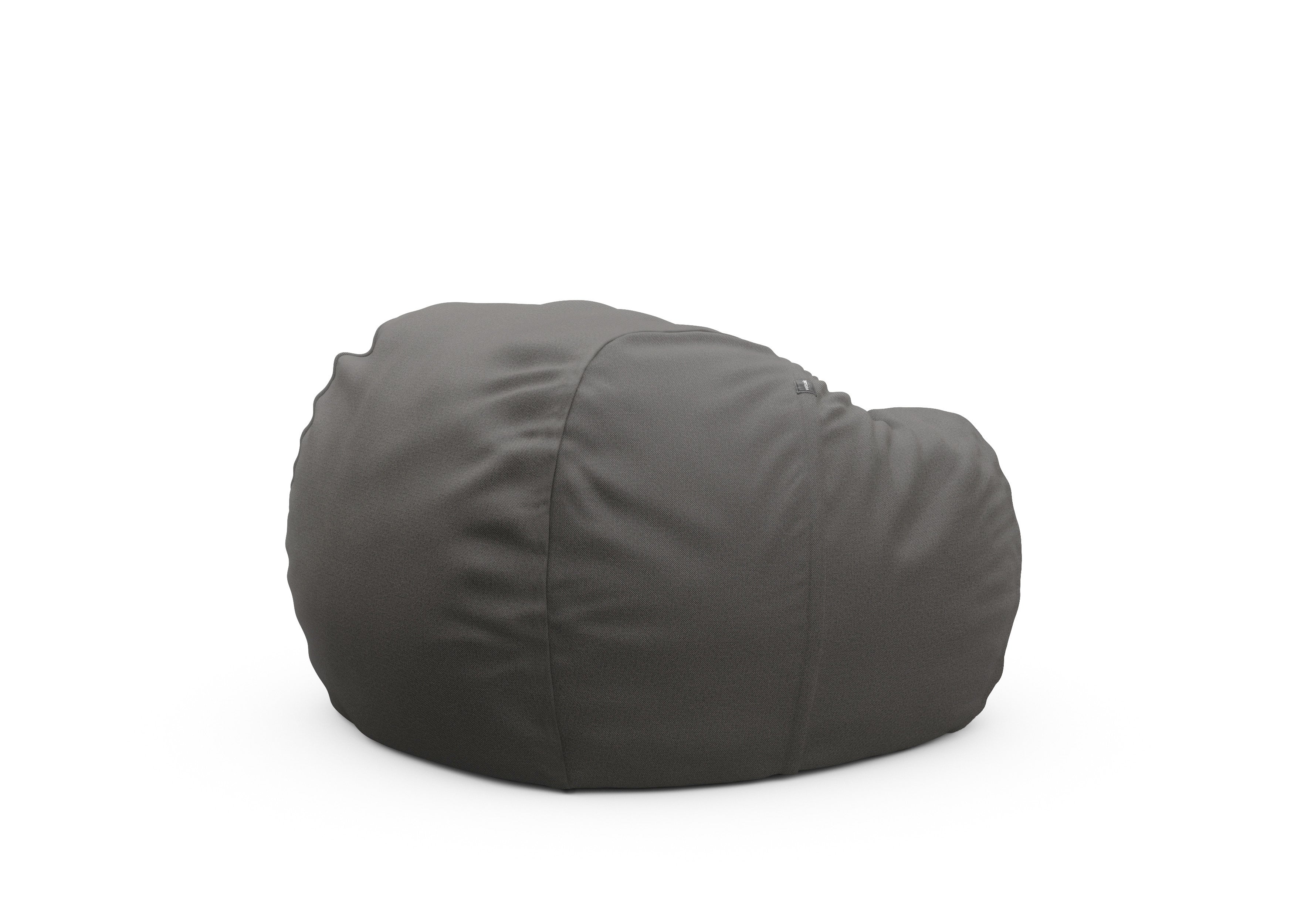 Dark grey bean online bag chair