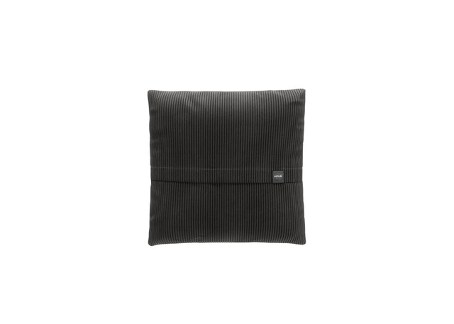 big pillow - cord velour - dark grey - 60cm x 60cm