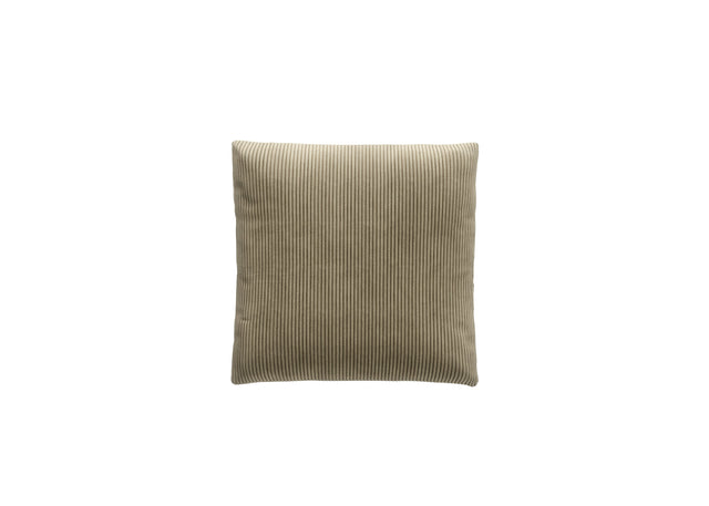 big pillow - cord velour - khaki - 60cm x 60cm