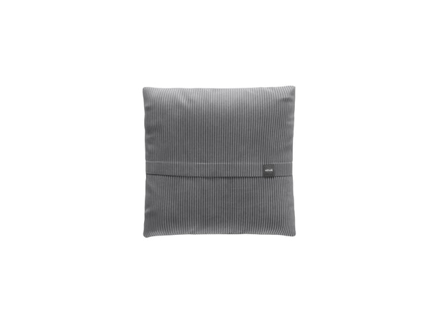 big pillow - cord velour  -  light grey - 60cm x 60cm