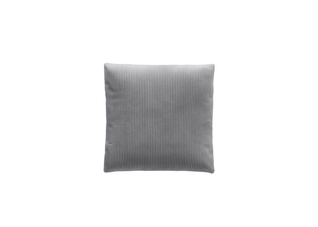 big pillow - cord velour  -  light grey - 60cm x 60cm