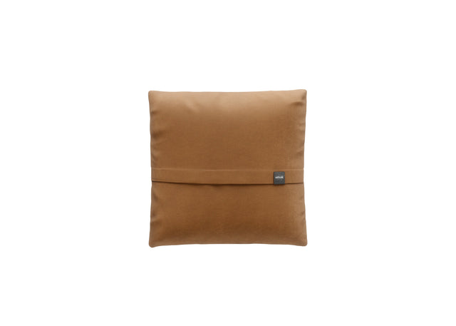 big pillow - leather - brown - 60cm x 60cm