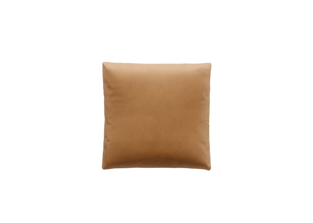 big pillow - leather - brown - 60cm x 60cm