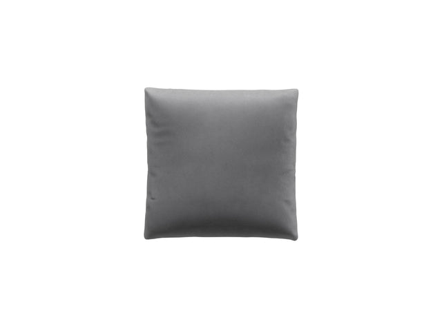 big pillow - leather  -  dark grey - 60cm x 60cm