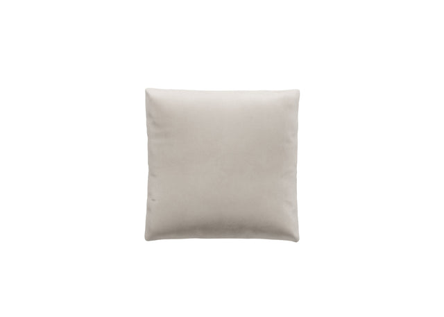 big pillow - leather - light grey - 60cm x 60cm