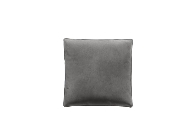 big pillow - velvet  -  dark grey - 60cm x 60cm