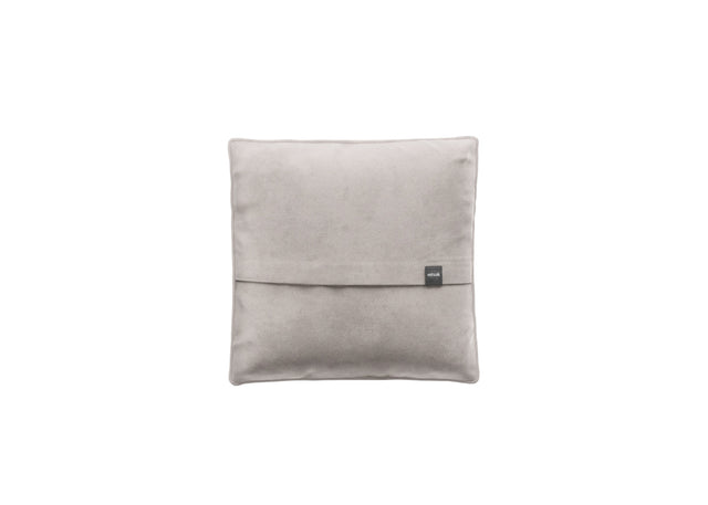 big pillow - velvet - light grey - 60cm x 60cm