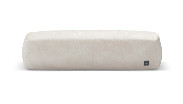 bloc armrest large - velvet - creme - 105cm x 31cm