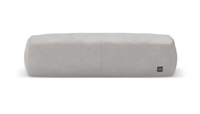 bloc armrest large - velvet - light grey - 105cm x 31cm