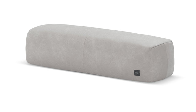 bloc armrest large - velvet - light grey - 105cm x 31cm