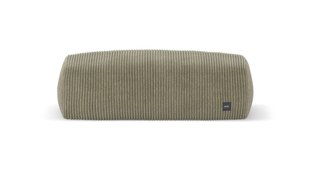 bloc armrest medium - cord velour - khaki - 84cm x 31cm