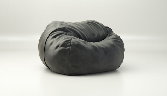 vetsak | Cover Beanbag Large - leather - dark grey
