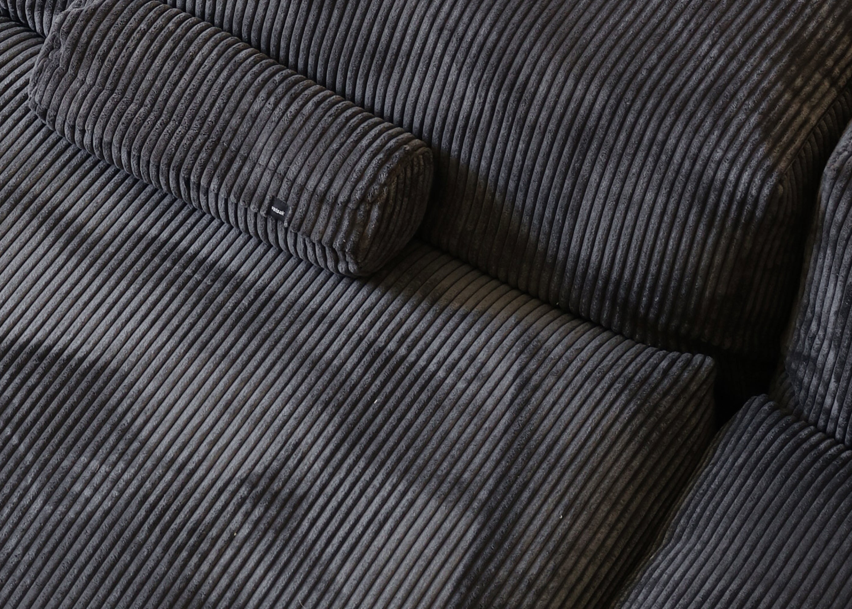 vetsak | Sofa Set 03 - cord velour - dark grey | Modular Sofa