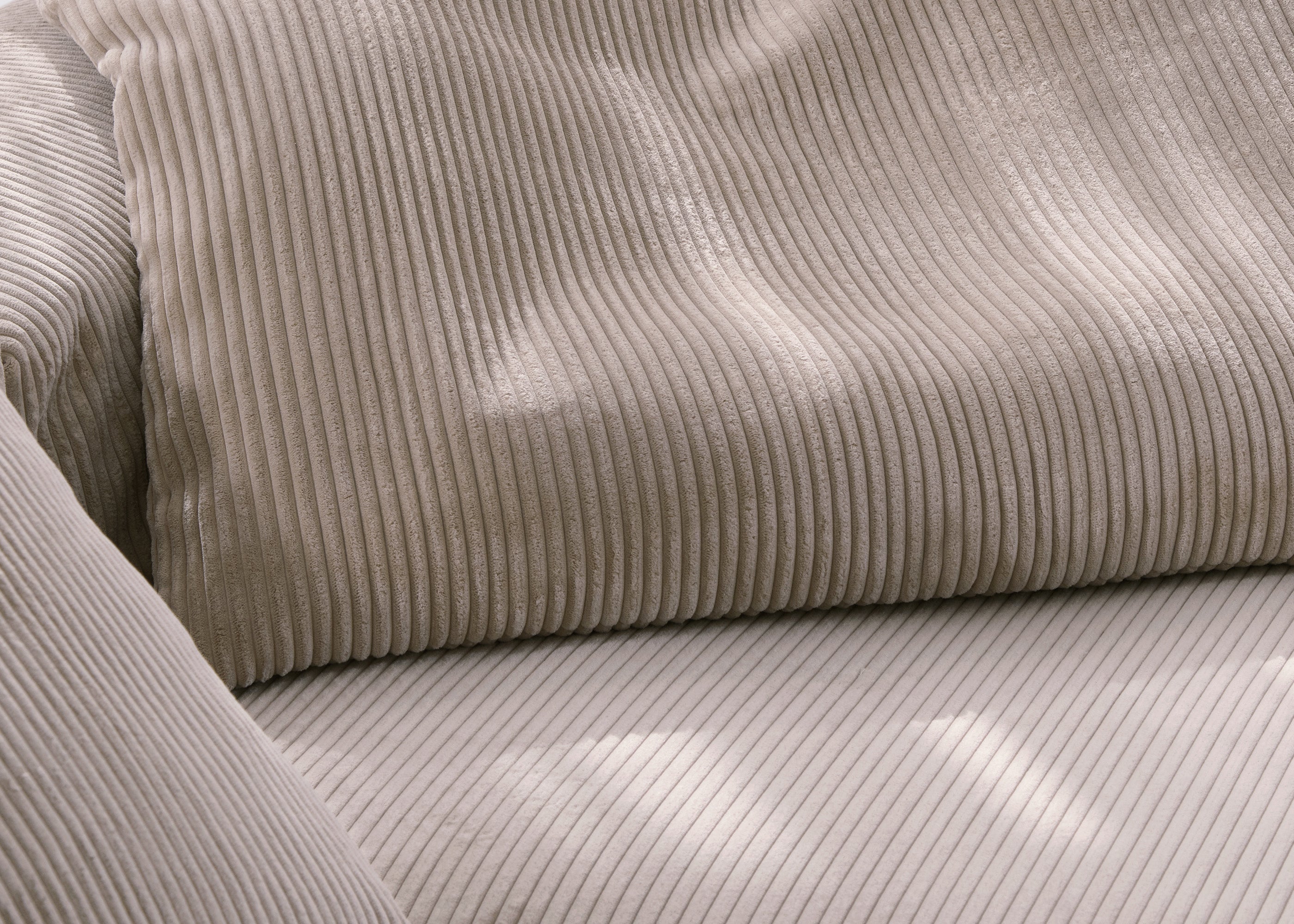 vetsak | Sofa Set 02 Medium - cord velour - platinum | Modular