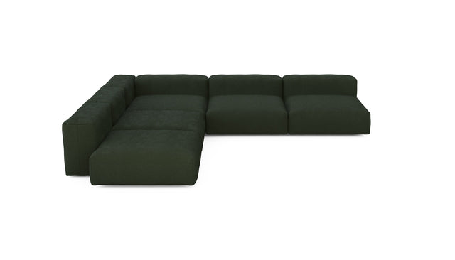 Preset five module corner sofa - loop loop - mousse - 346cm x 346cm