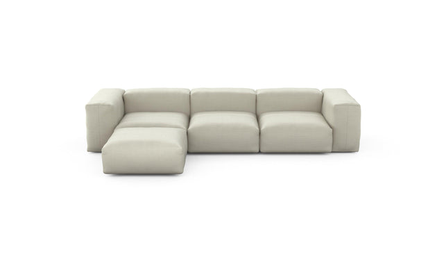 Preset four module chaise sofa - pique - beige - 314cm x 199cm