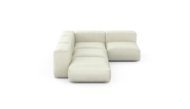 Preset four module corner sofa - pique - creme - 199cm x 283cm