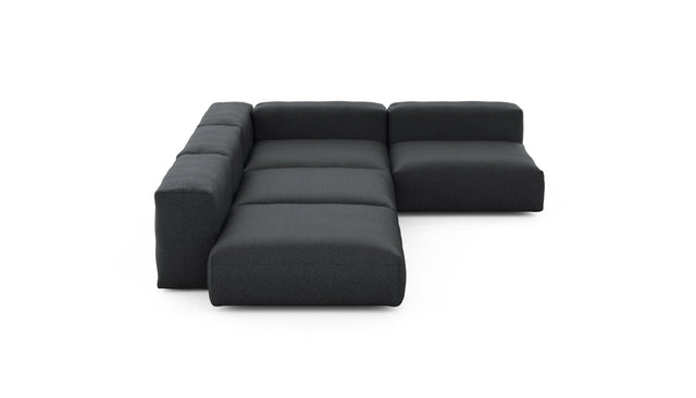 Preset four module corner sofa - linen - anthracite - 241cm x 346cm