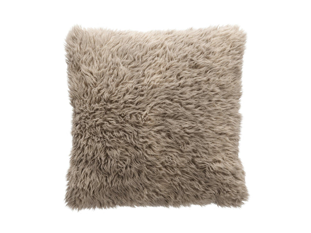 jumbo pillow - flokati - beige - 100cm x 100cm