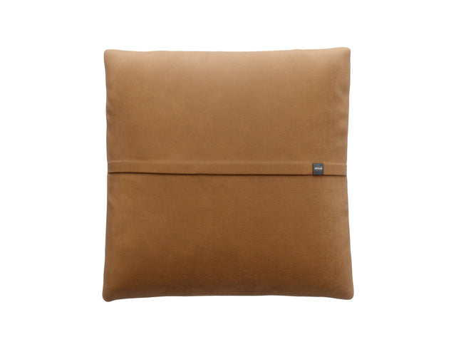 jumbo pillow - leather - brown - 100cm x 100cm