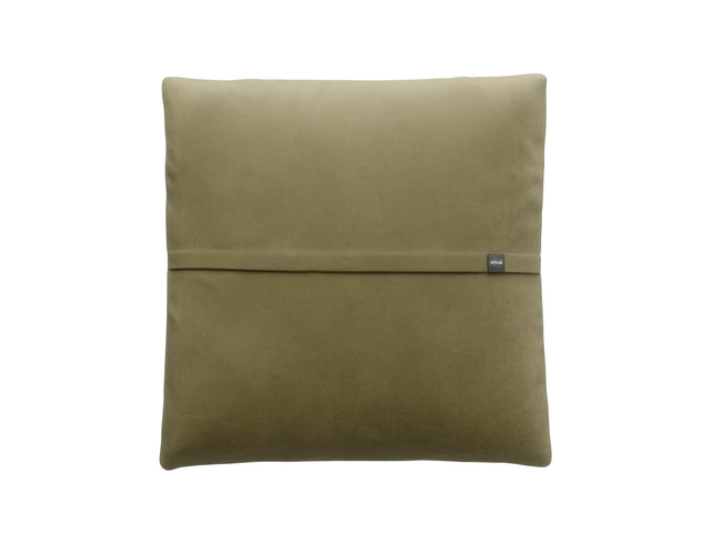 jumbo pillow - leather - olive - 100cm x 100cm